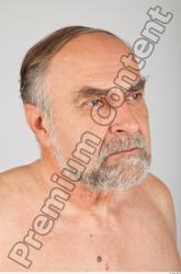 Head Man White Average Wrinkles Male Studio Poses